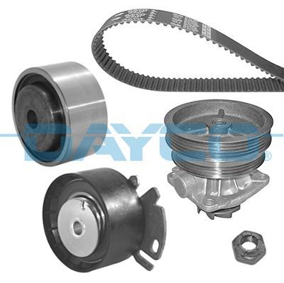 Vandens siurblio ir paskirstymo diržo komplektas DAYCO KTBWP2690