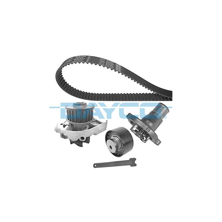 Vandens siurblio ir paskirstymo diržo komplektas DAYCO KTBWP2850T1