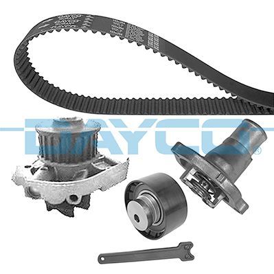 Vandens siurblio ir paskirstymo diržo komplektas DAYCO KTBWP2850T1