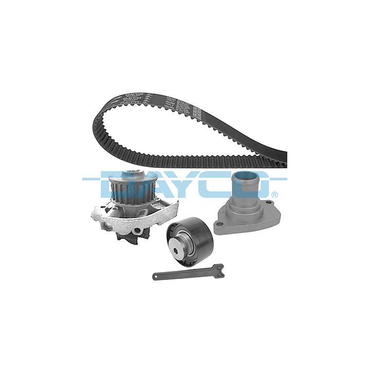 Vandens siurblio ir paskirstymo diržo komplektas DAYCO KTBWP2850T2