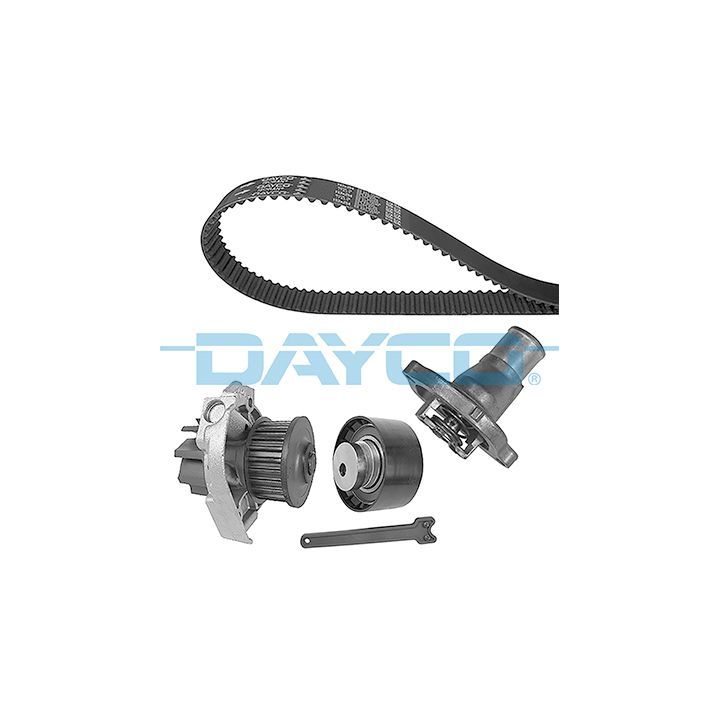Vandens siurblio ir paskirstymo diržo komplektas DAYCO KTBWP2853T1