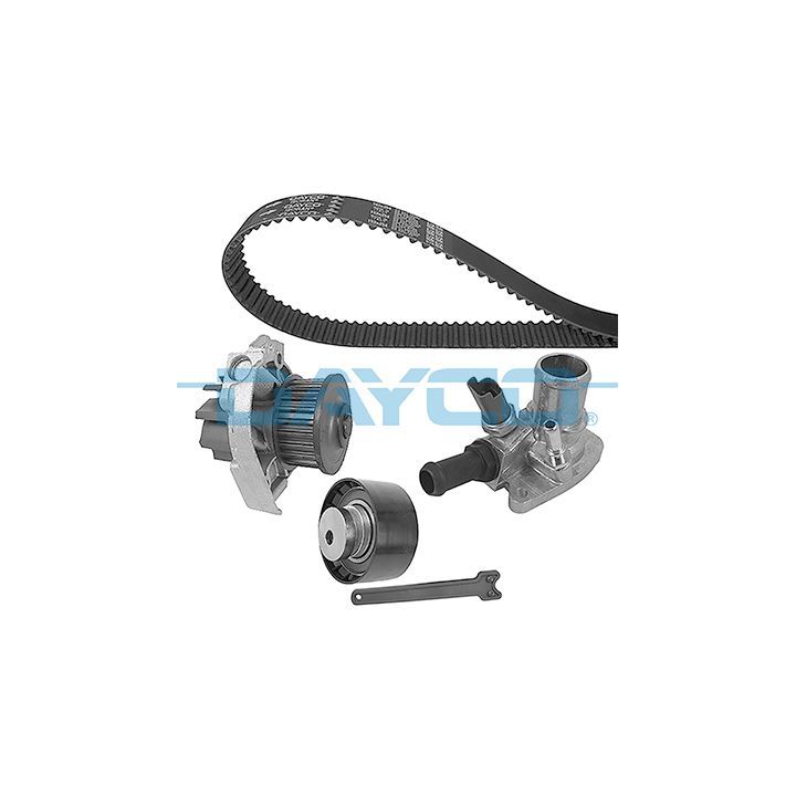 Vandens siurblio ir paskirstymo diržo komplektas DAYCO KTBWP2853T2
