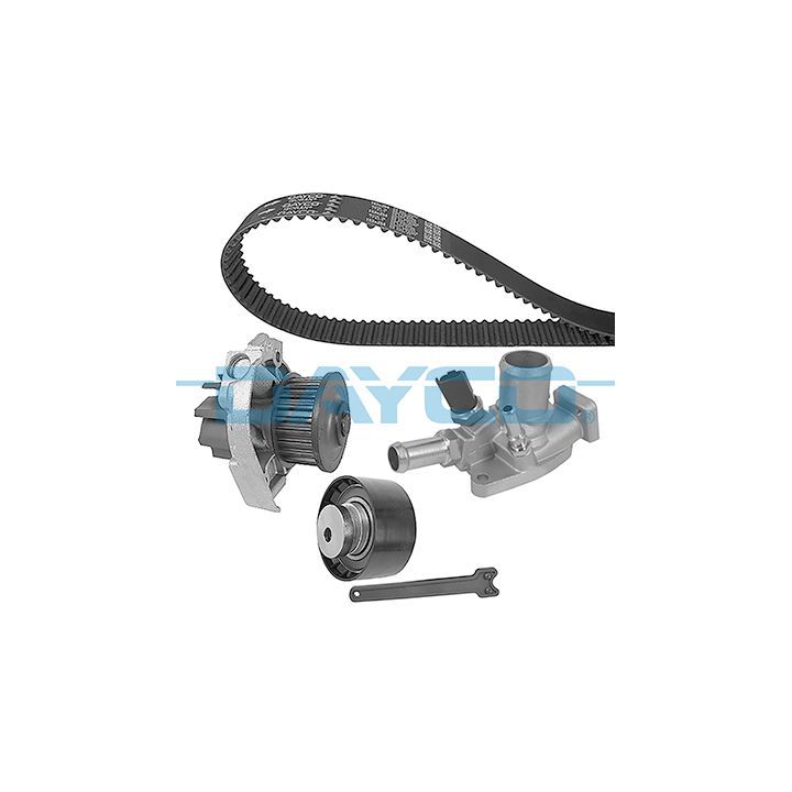 Vandens siurblio ir paskirstymo diržo komplektas DAYCO KTBWP2853T4
