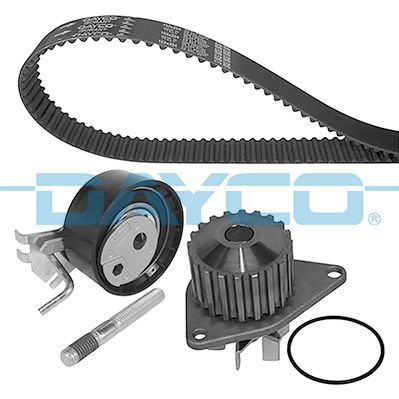 Vandens siurblio ir paskirstymo diržo komplektas DAYCO KTBWP3360