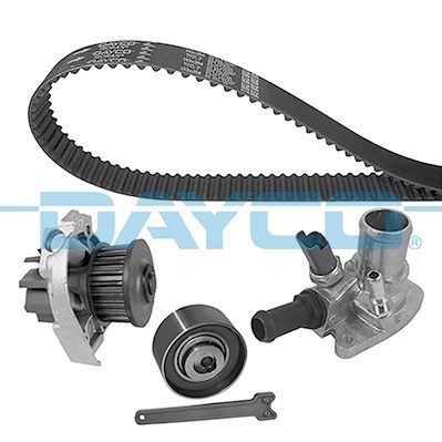 Vandens siurblio ir paskirstymo diržo komplektas DAYCO KTBWP4662T2