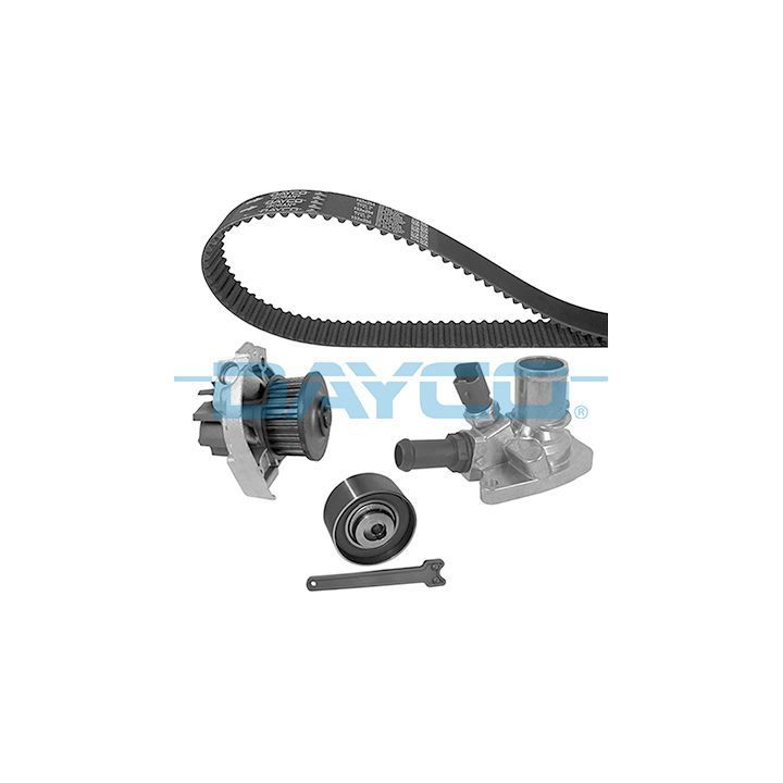 Vandens siurblio ir paskirstymo diržo komplektas DAYCO KTBWP4662T3