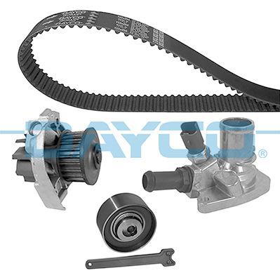 Vandens siurblio ir paskirstymo diržo komplektas DAYCO KTBWP4662T3