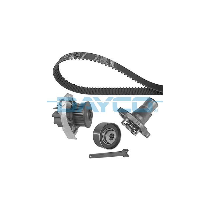Vandens siurblio ir paskirstymo diržo komplektas DAYCO KTBWP5130T1
