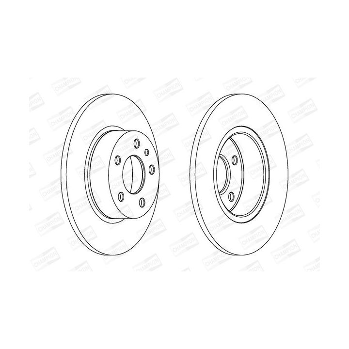 Stabdžių diskas CHAMPION 561340CH