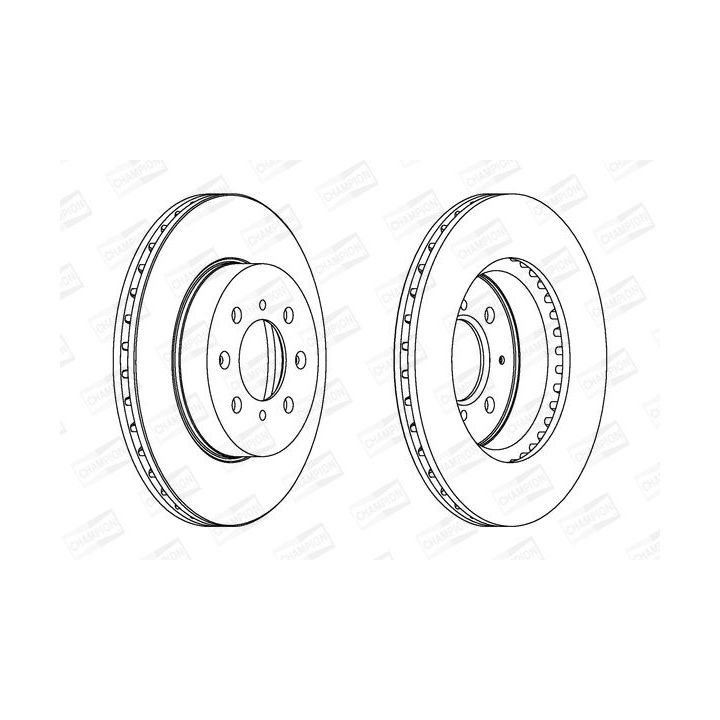 Stabdžių diskas CHAMPION 561630CH