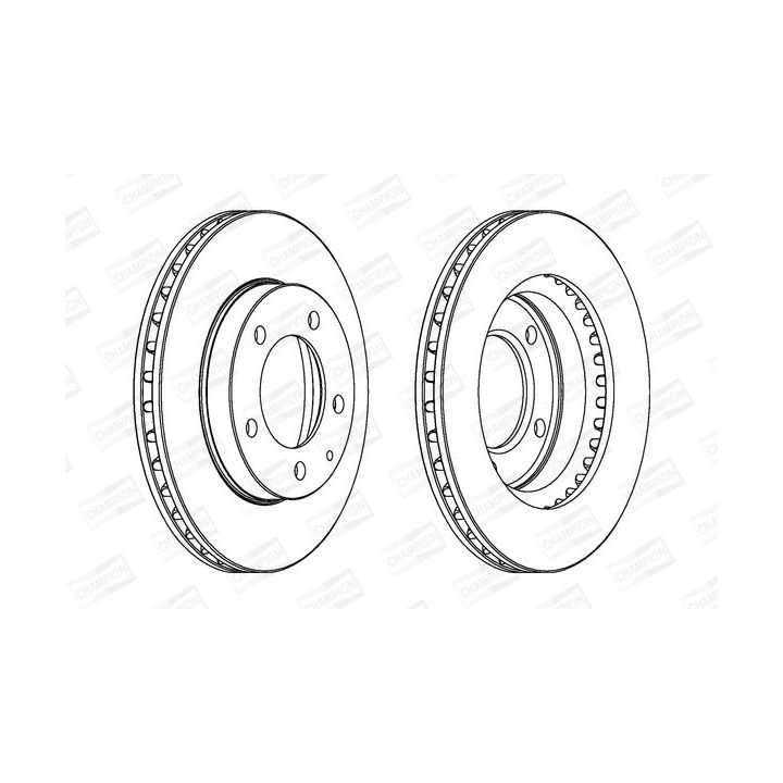 Stabdžių diskas CHAMPION 561716CH