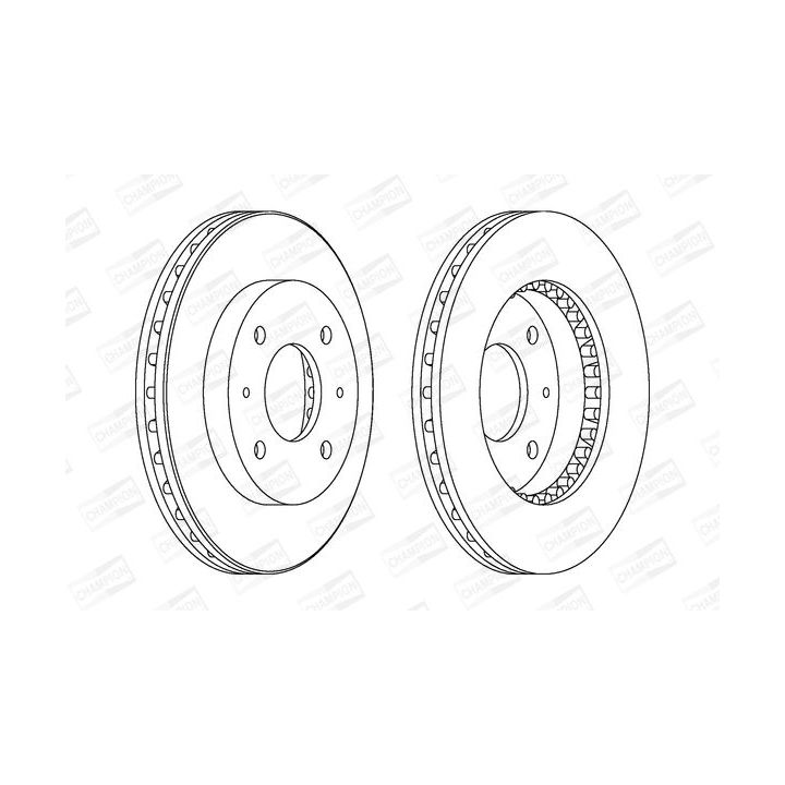 Stabdžių diskas CHAMPION 561926CH
