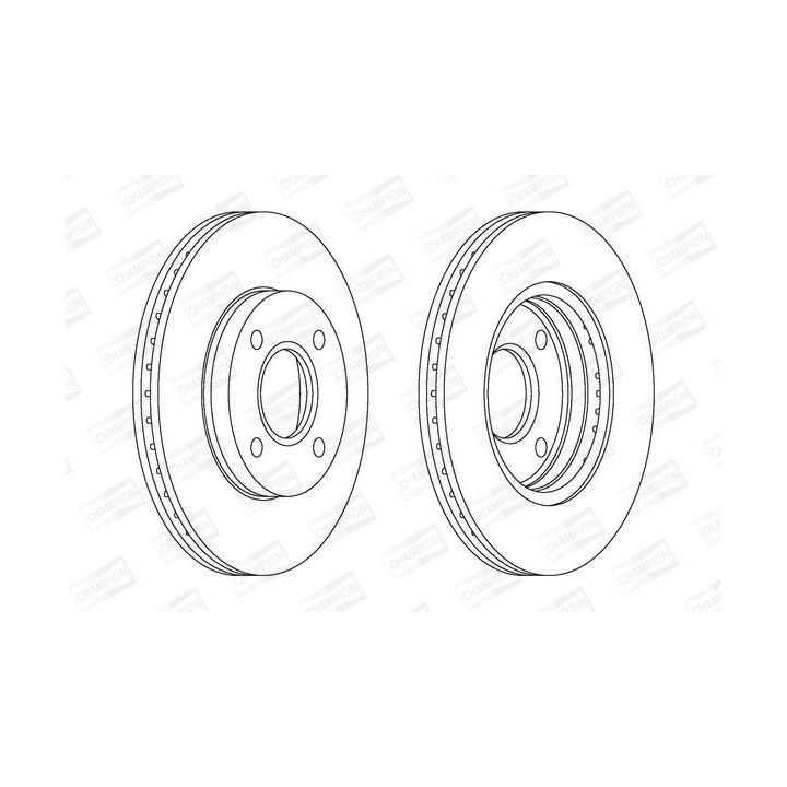 Stabdžių diskas CHAMPION 562078CH