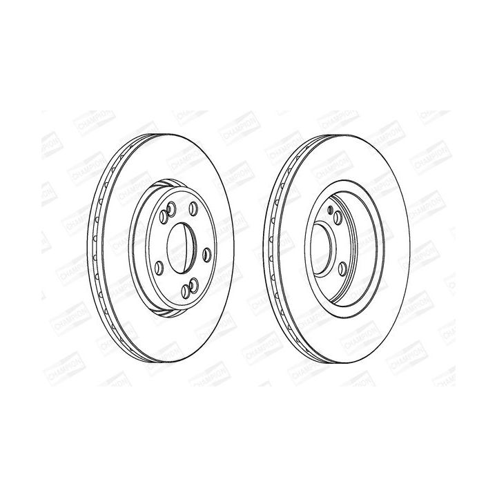Stabdžių diskas CHAMPION 562104CH