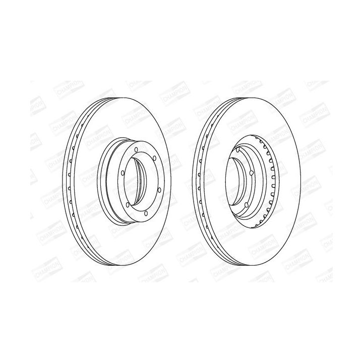 Stabdžių diskas CHAMPION 562105CH