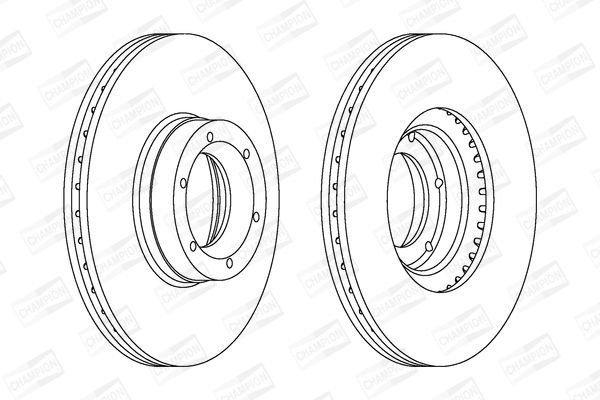 Stabdžių diskas CHAMPION 562105CH