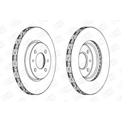 Stabdžių diskas CHAMPION 562178CH