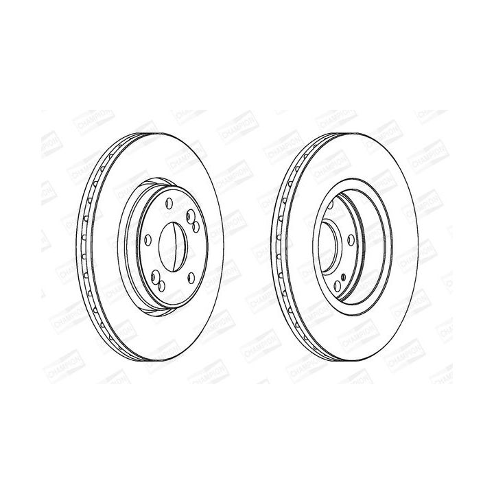 Stabdžių diskas CHAMPION 562182CH