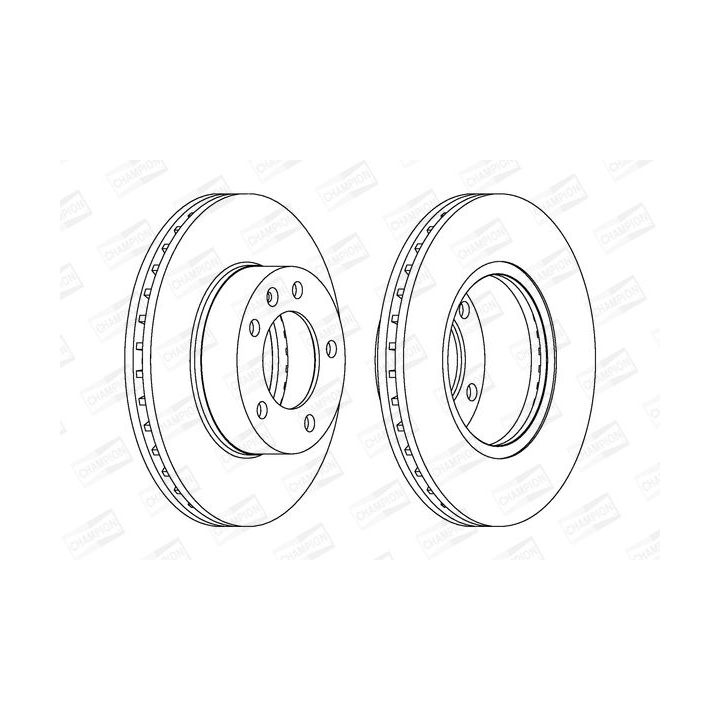 Stabdžių diskas CHAMPION 562190CH-1