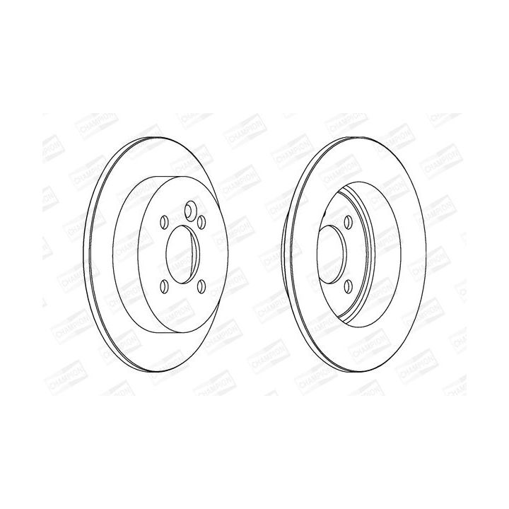 Stabdžių diskas CHAMPION 562194CH