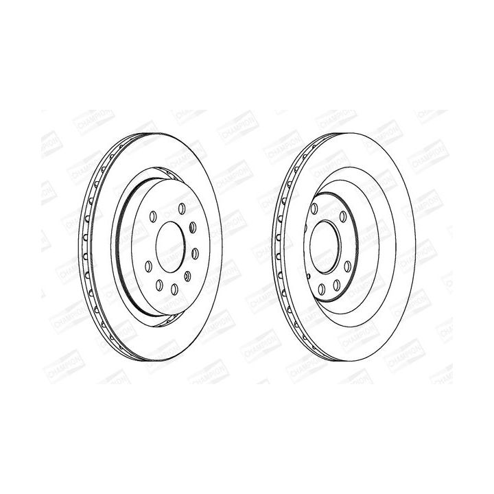 Stabdžių diskas CHAMPION 562220CH