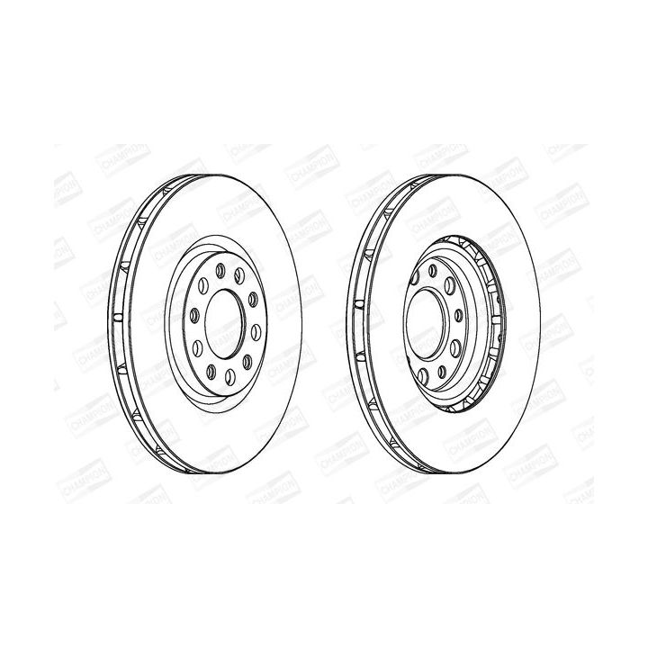 Stabdžių diskas CHAMPION 562299CH