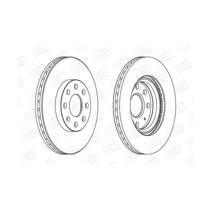 Stabdžių diskas CHAMPION 562304CH