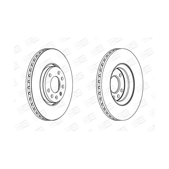 Stabdžių diskas CHAMPION 562385CH