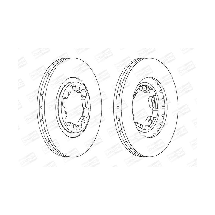 Stabdžių diskas CHAMPION 562388CH