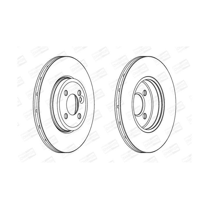 Stabdžių diskas CHAMPION 562444CH