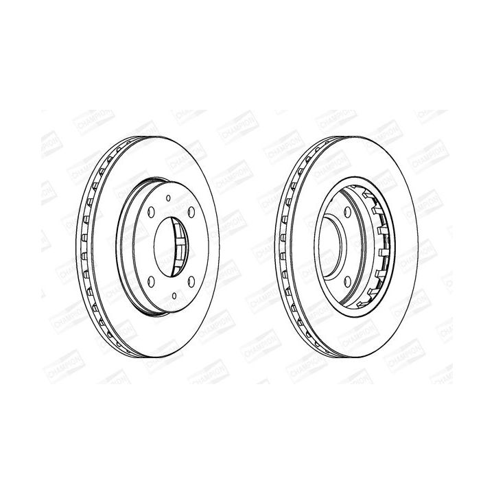 Stabdžių diskas CHAMPION 562459CH