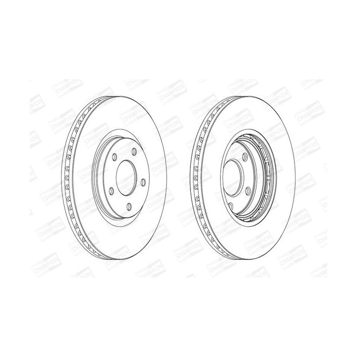 Stabdžių diskas CHAMPION 562465CH
