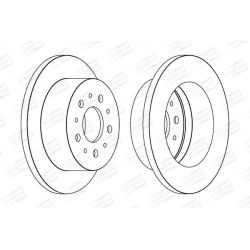 Stabdžių diskas CHAMPION 562526CH