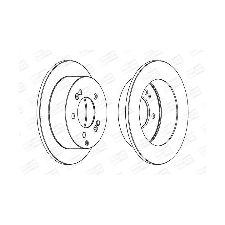 Stabdžių diskas CHAMPION 562552CH