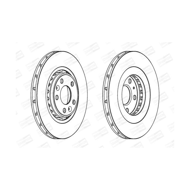 Stabdžių diskas CHAMPION 562596CH