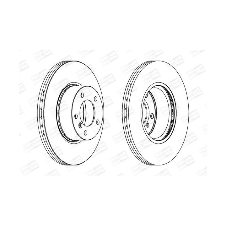 Stabdžių diskas CHAMPION 562618CH