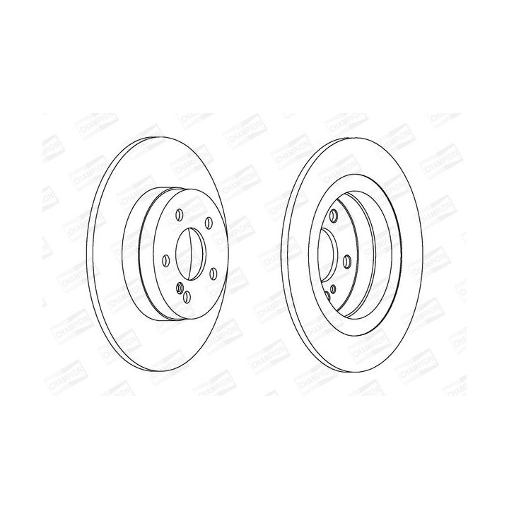 Stabdžių diskas CHAMPION 562620CH