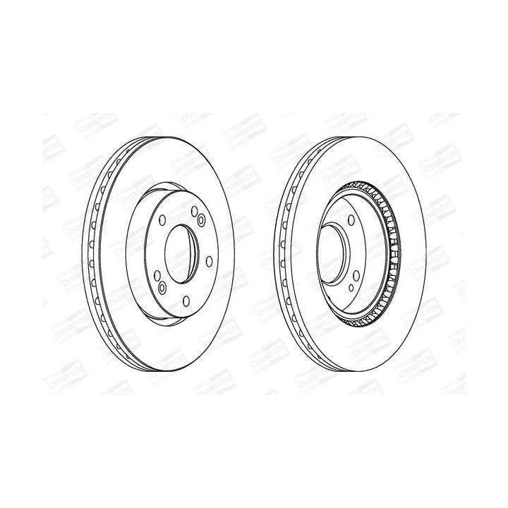 Stabdžių diskas CHAMPION 562625CH