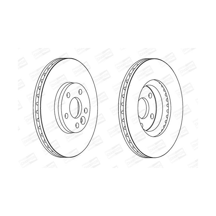 Stabdžių diskas CHAMPION 562628CH