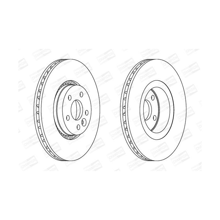 Stabdžių diskas CHAMPION 562643CH-1