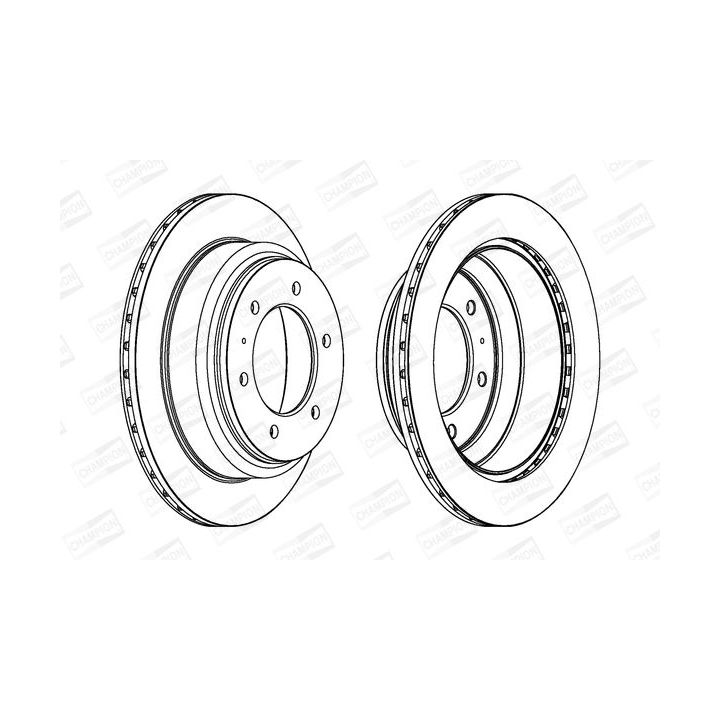 Stabdžių diskas CHAMPION 562665CH