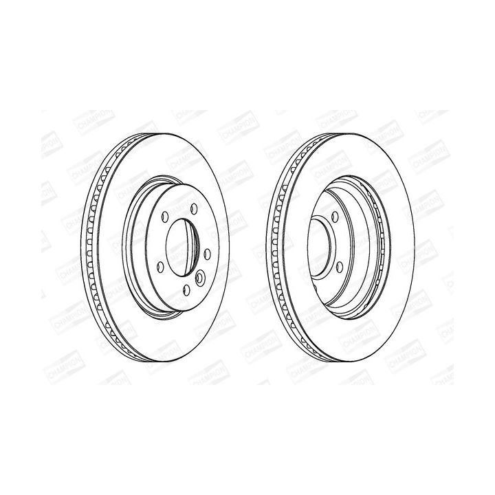 Stabdžių diskas CHAMPION 562666CH-1