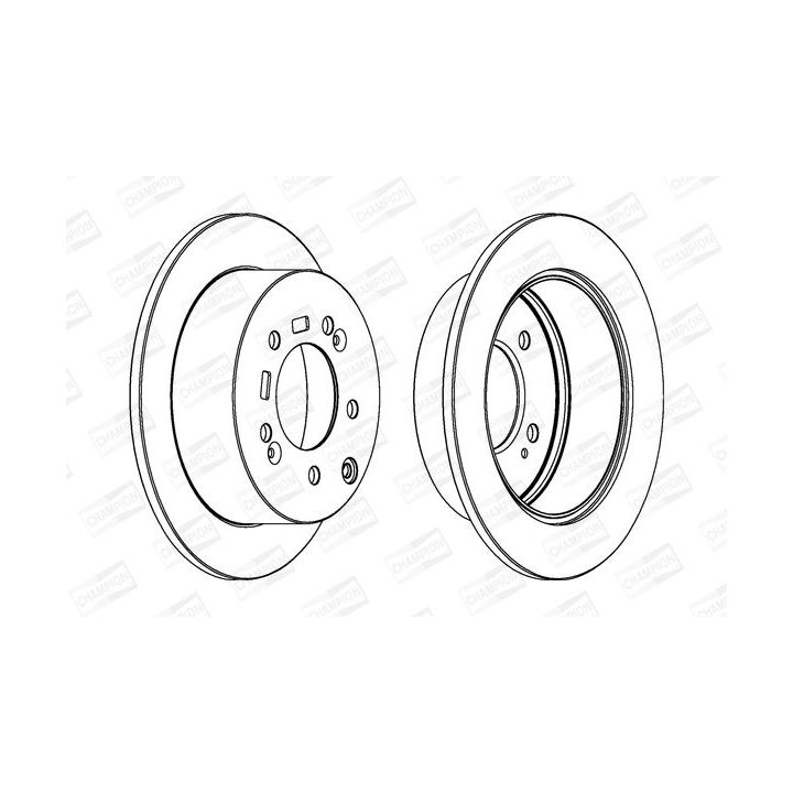 Stabdžių diskas CHAMPION 562686CH