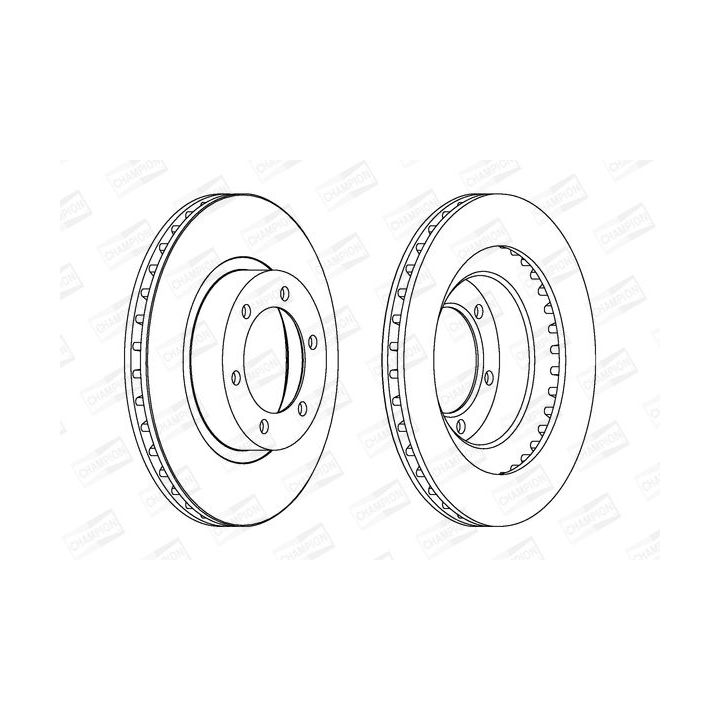 Stabdžių diskas CHAMPION 562743CH