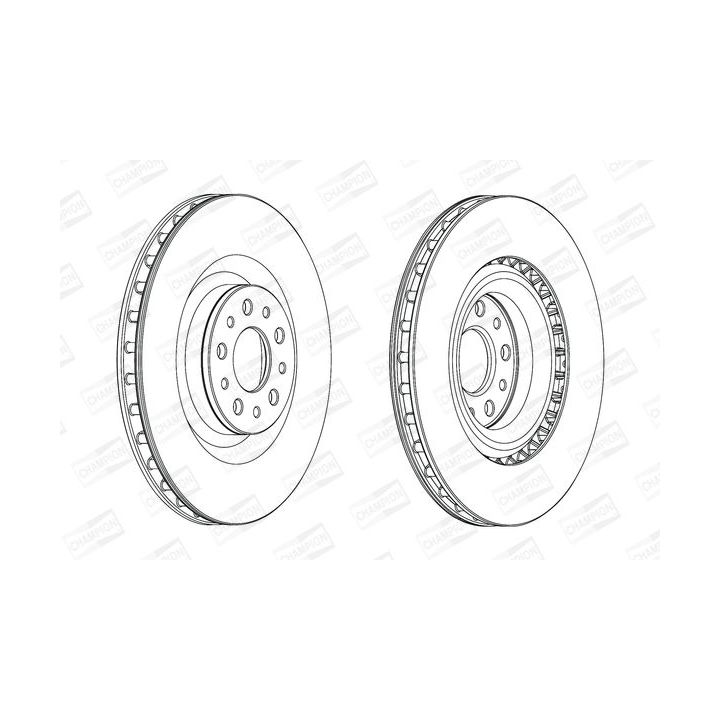 Stabdžių diskas CHAMPION 562760CH