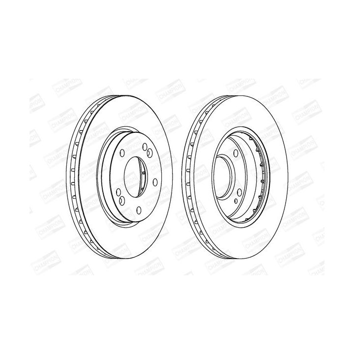 Stabdžių diskas CHAMPION 562789CH