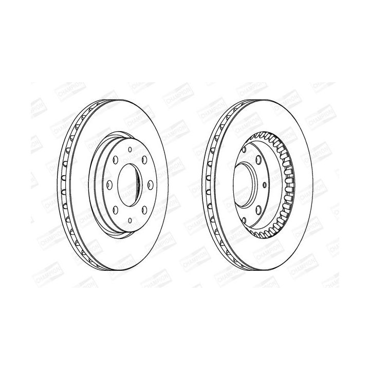Stabdžių diskas CHAMPION 562794CH