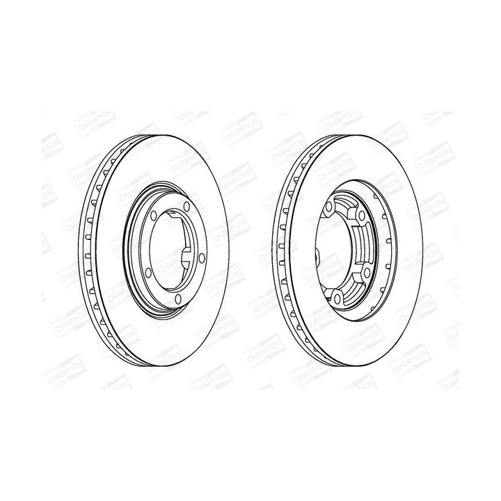 Stabdžių diskas CHAMPION 562800CH