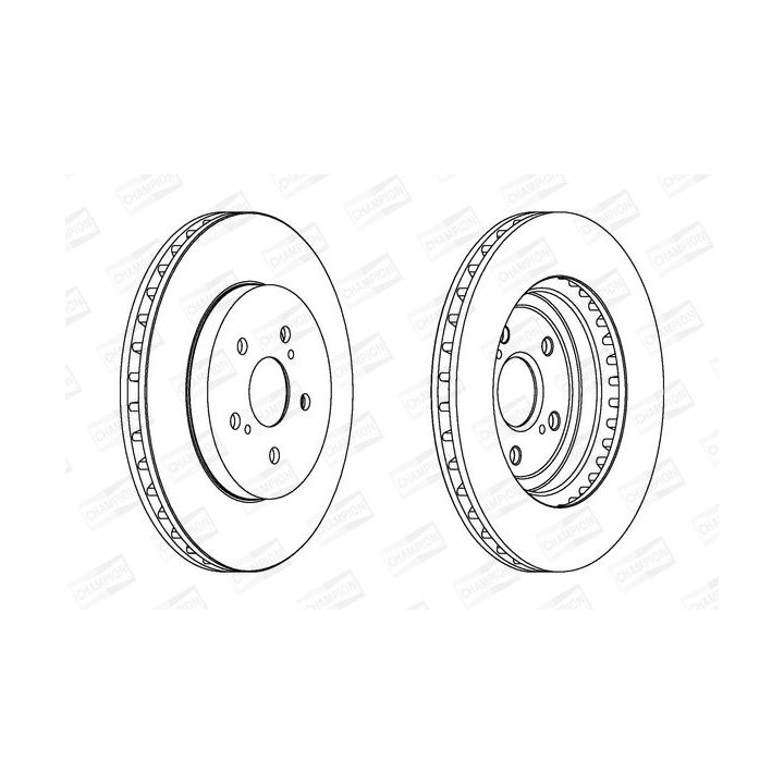 Stabdžių diskas CHAMPION 562824CH