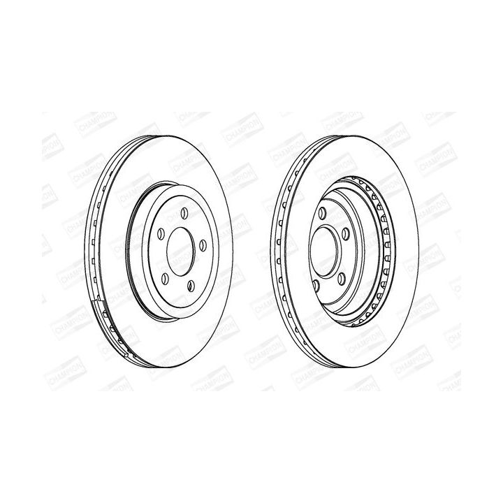 Stabdžių diskas CHAMPION 562868CH-1